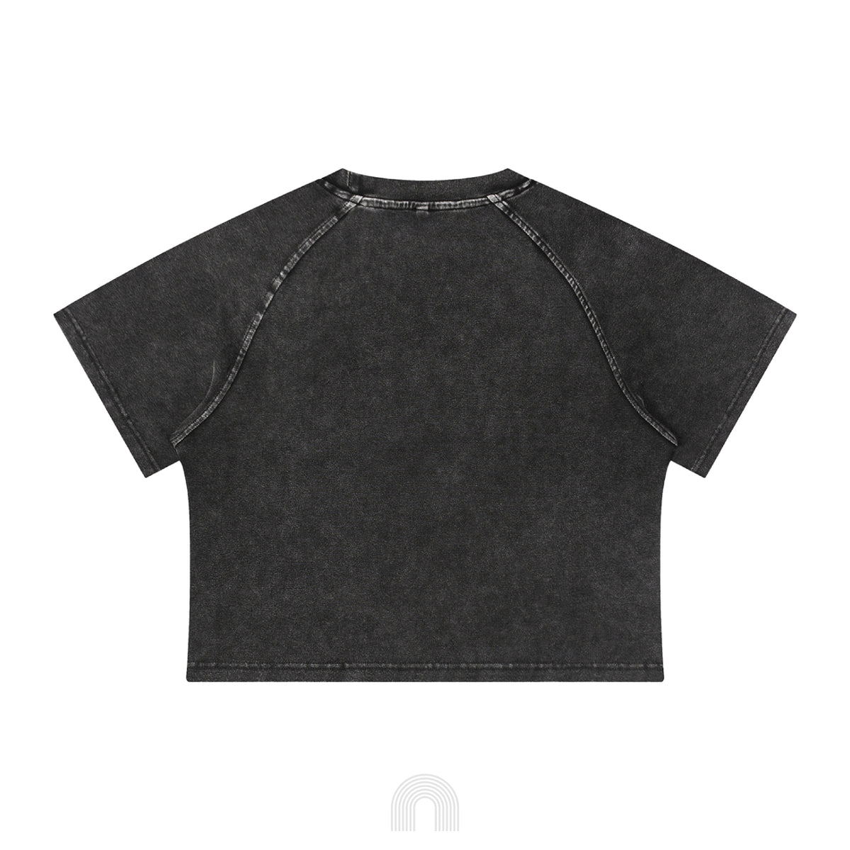 Women's Graffiti Crop Top (Black)