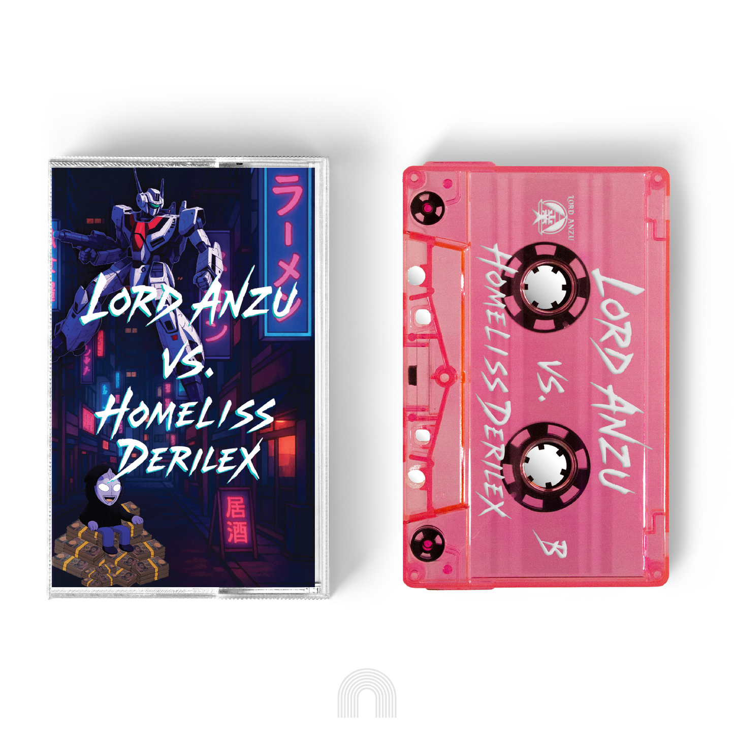 Lord Anzu - Lord Anzu vs. Homeliss Derilex (Pink Cassette w/ OBI Strip)