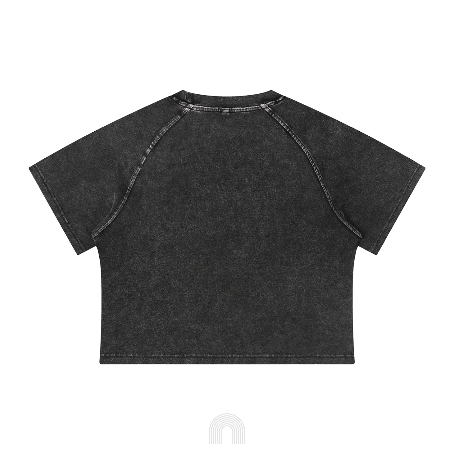 Women's Graffiti Crop Top (Black)