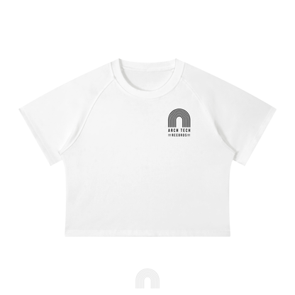 Women's Classic Crop Top (White)