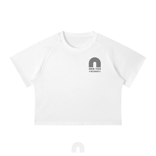 Women's Classic Crop Top (White)